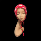 Red Yellow & White Knit Hair Bandana