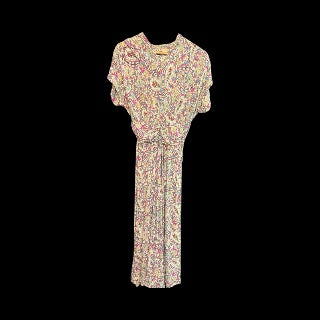 Vintage Paisley Dress w Some Missing Beading