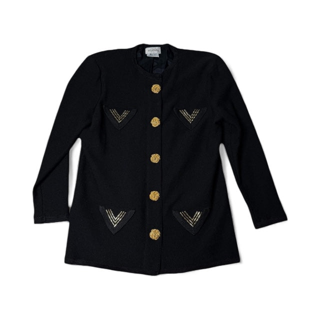 Vintage St John Beaded Knit Jacket
