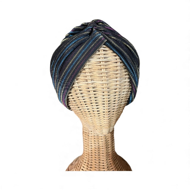 Metallic Turban Hat