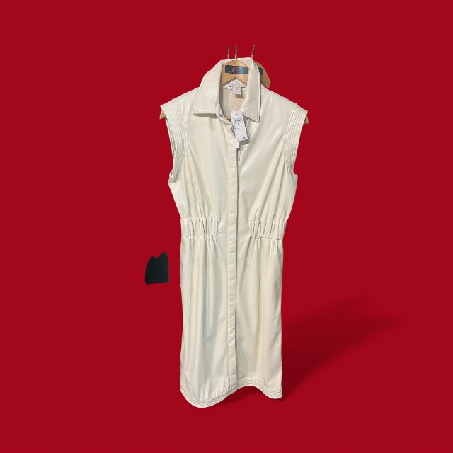 Faux Leather Retro Dress- House of Harlow- New with Tags