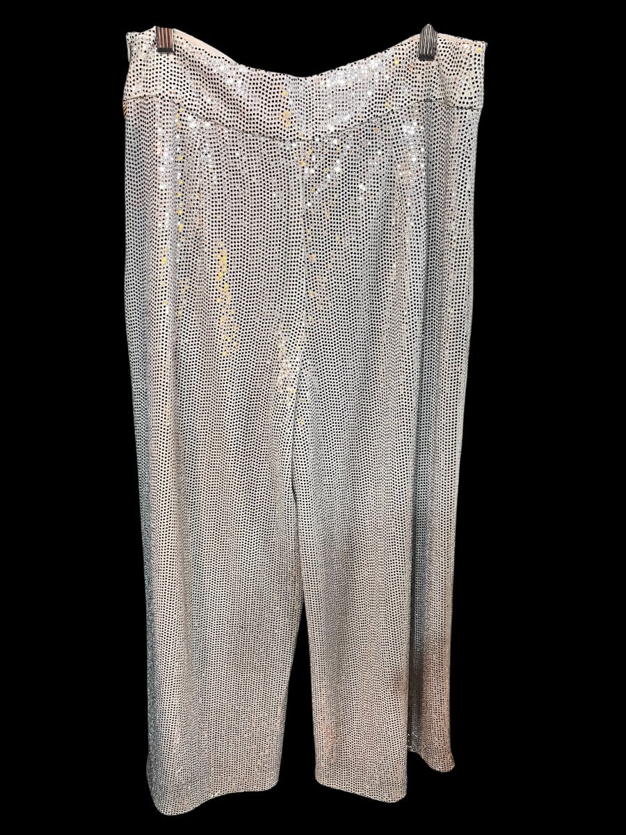 Cropped Sequined Pants