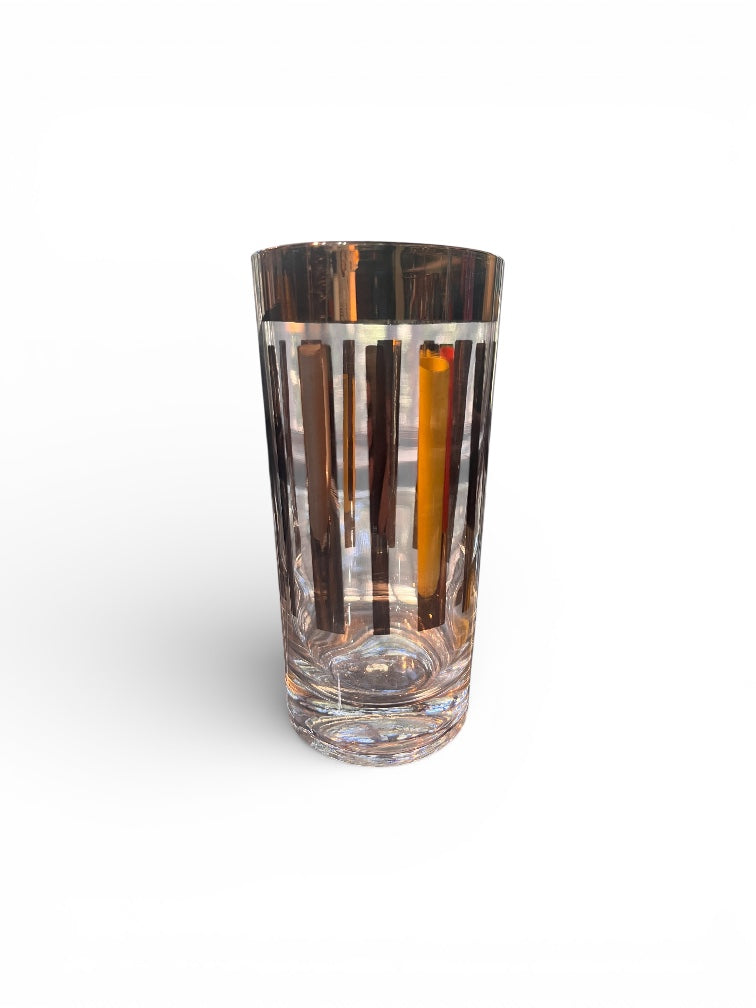 Mid Century High Ball Glasses - Set of 6