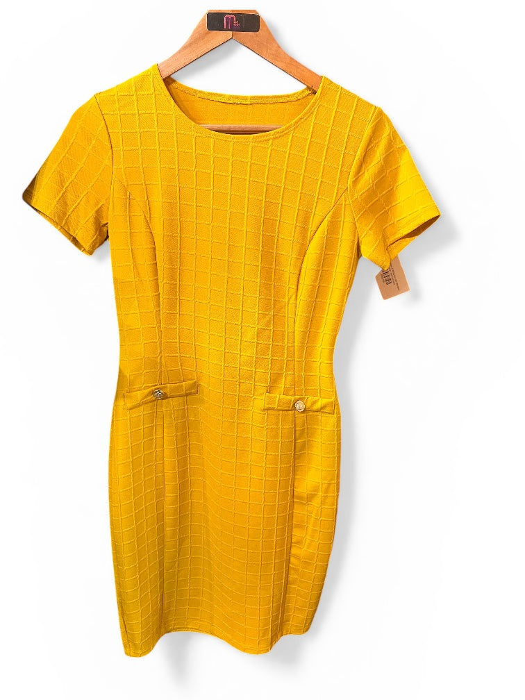 Retro Yellow Dress