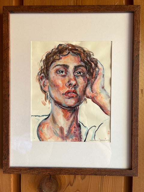 Watercolor Portrait by Rachael Downing