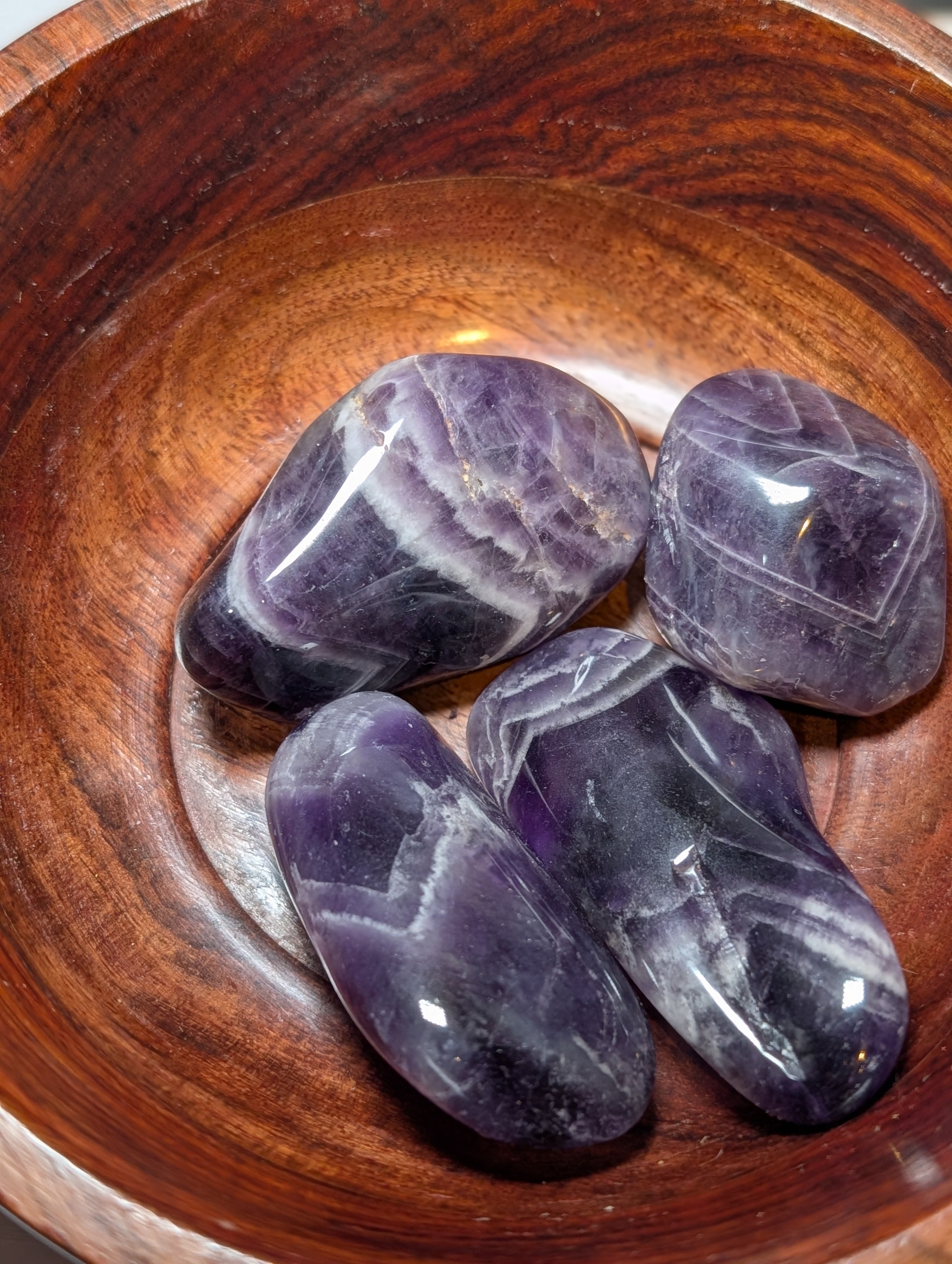 Large Chevron Amethyst