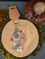 Whimsical Charm Crystal Keychains