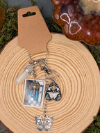 Whimsical Charm Crystal Keychains