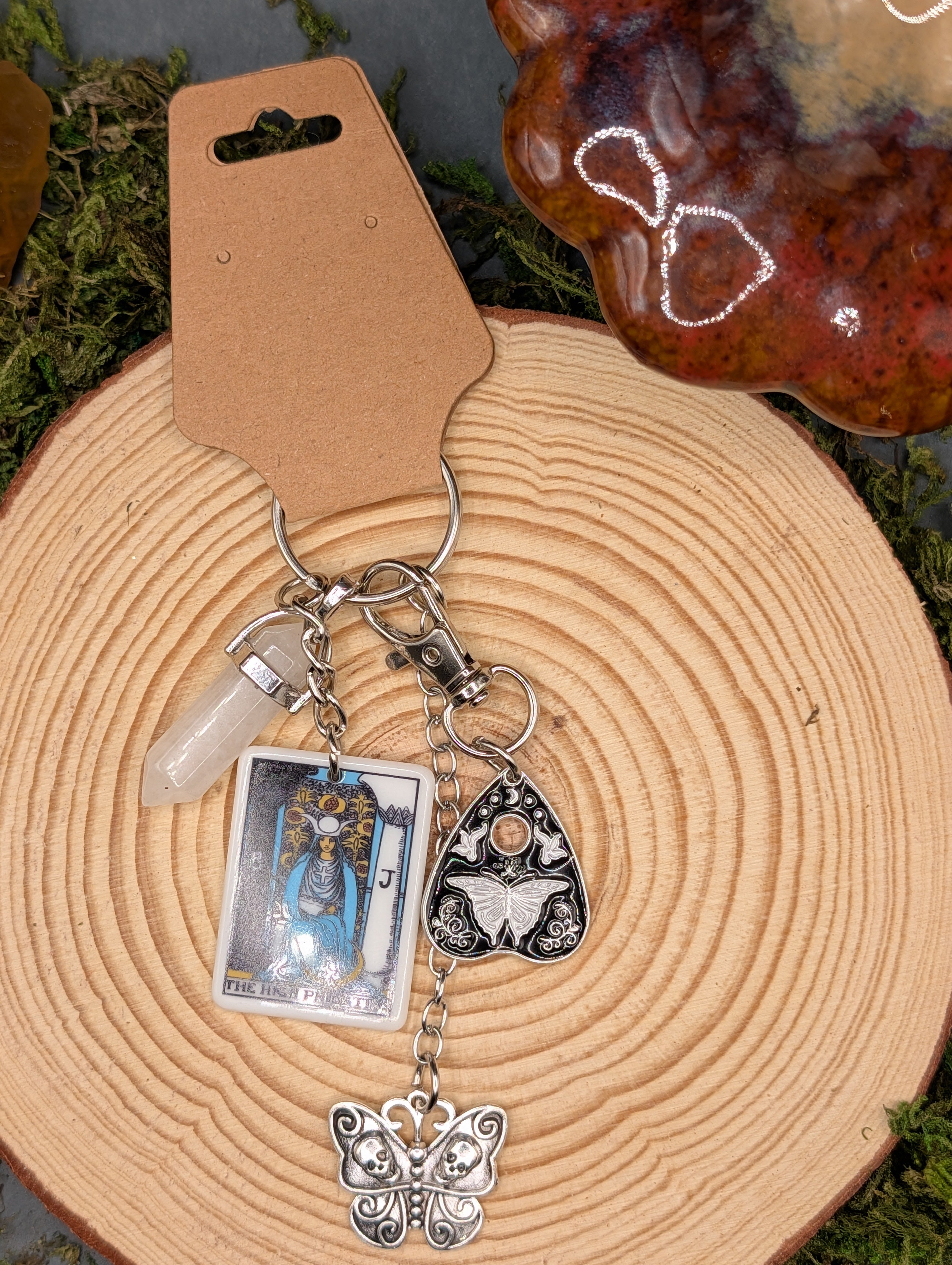 Whimsical Charm Crystal Keychains
