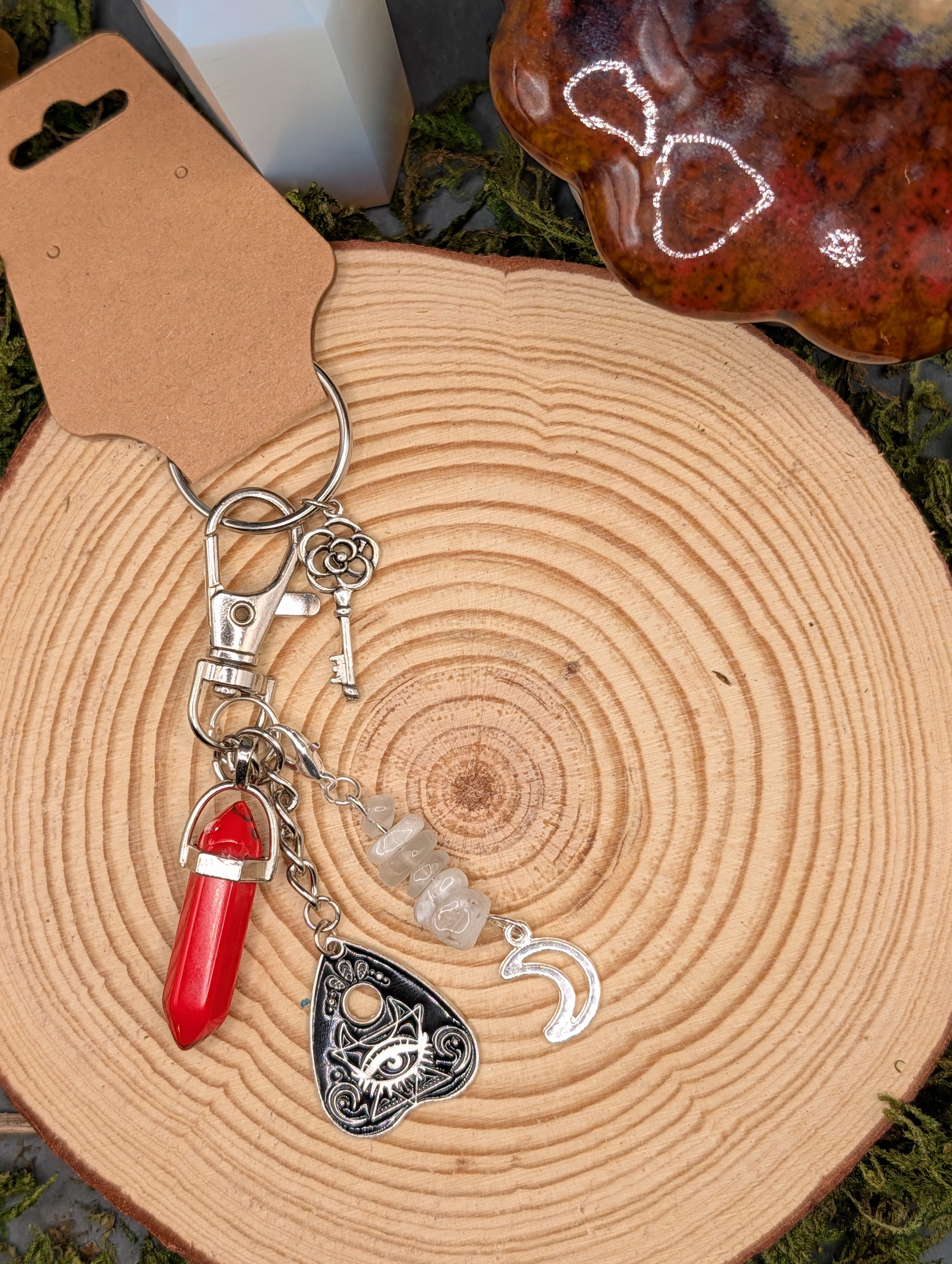 Whimsical Charm Crystal Keychains