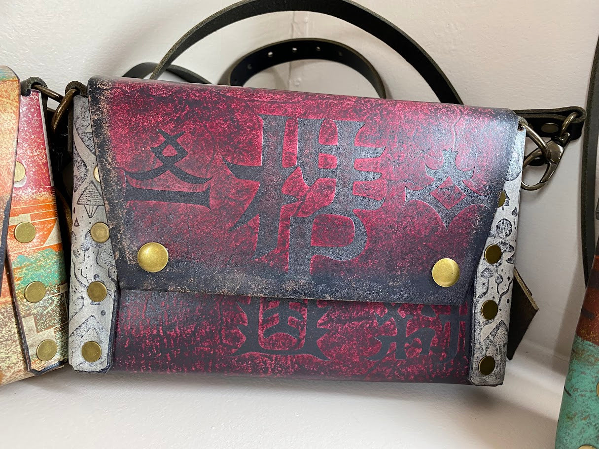 Leather Satchel by Matt Gunnell