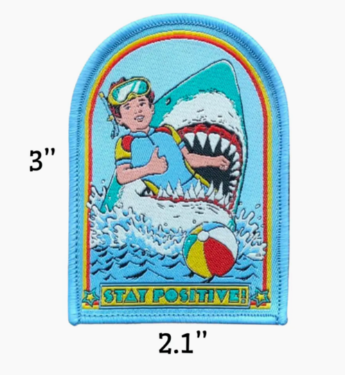 Stay Positive Iron-On Patch