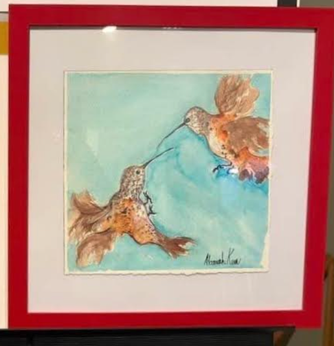 Friends Forever watercolor by Alannah Kern