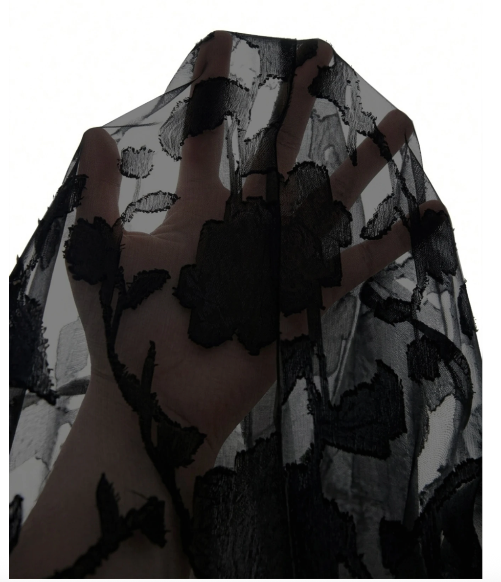 The Ghost Garden | Textured Abstract Button-Up Shirt