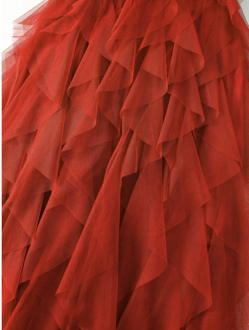 The Wild Rhapsody | Boho Cascading Tulle Ruffle Cocktail Skirt