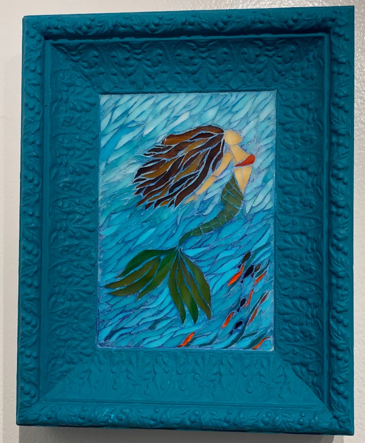Swim With the Fishes Mosaic by Dawn Ivy