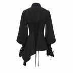 The Rebellious Heiress | Victorian Corset Ruffle Blouse