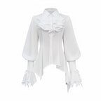 The Rebellious Heiress | Victorian Corset Ruffle Blouse