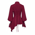 The Rebellious Heiress | Victorian Corset Ruffle Blouse