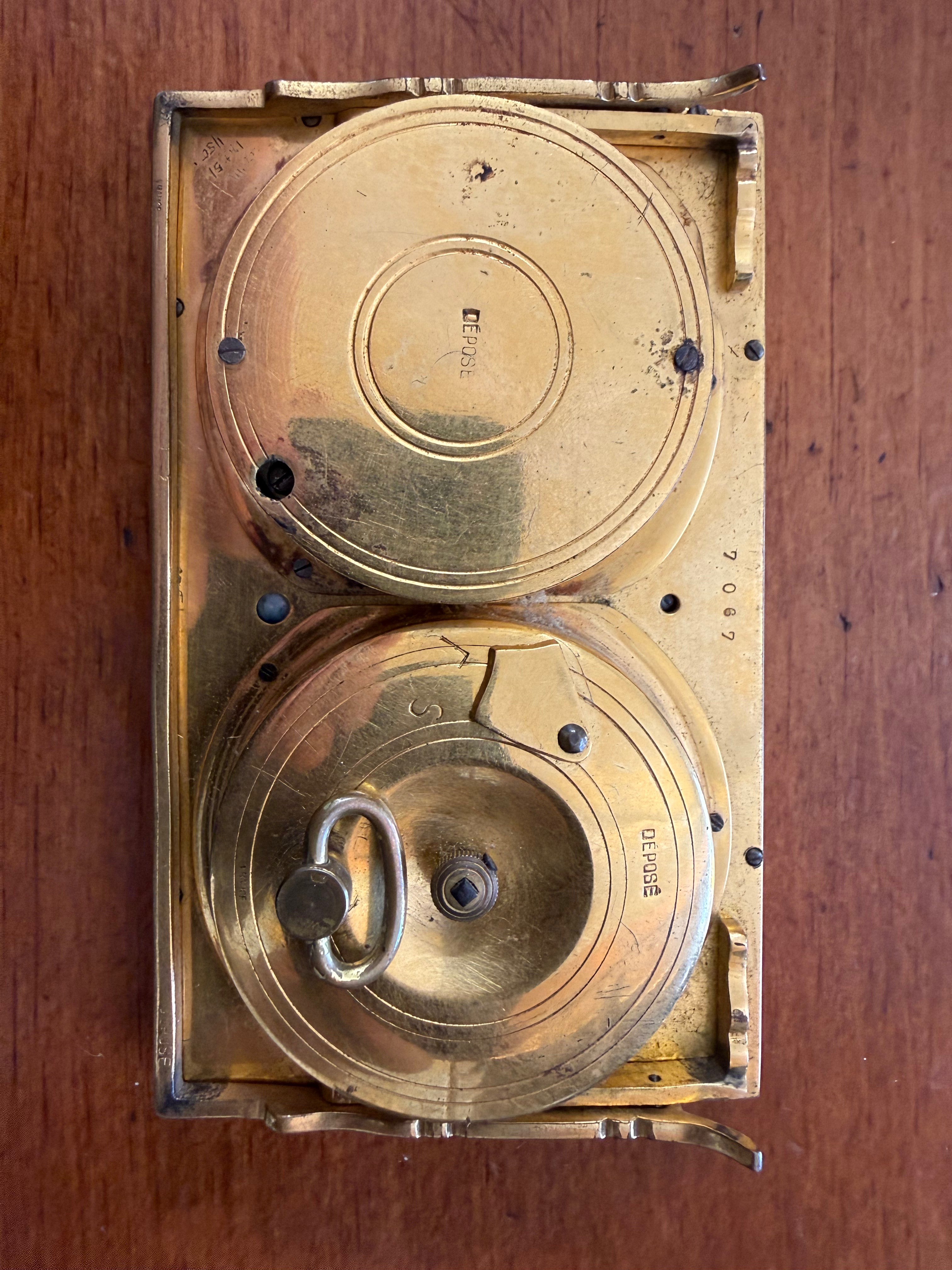 Desk Weather Station, brass, Art Deco, Tiffany & Co.
