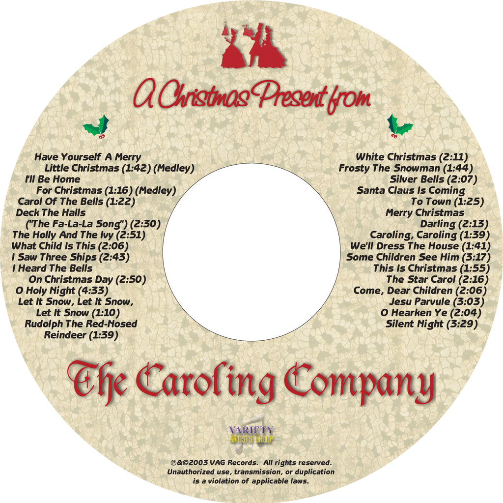 A Christmas Present from The Caroling Company CD