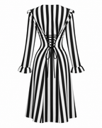 The Striped Renegade | Victorian Corset Tailcoat Jacket