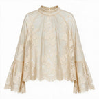 The Forgotten Romance | Victorian Lace Bell Sleeve Blouse