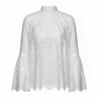 The Forgotten Romance | Victorian Lace Bell Sleeve Blouse