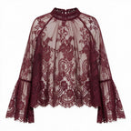 The Forgotten Romance | Victorian Lace Bell Sleeve Blouse