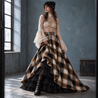 The Highland Wanderer | Heritage Plaid Maxi Skirt