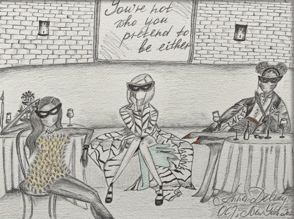 You're Not Who You Pretend to be Either - Limited Edition Anna Delvey Print (1 of 500)